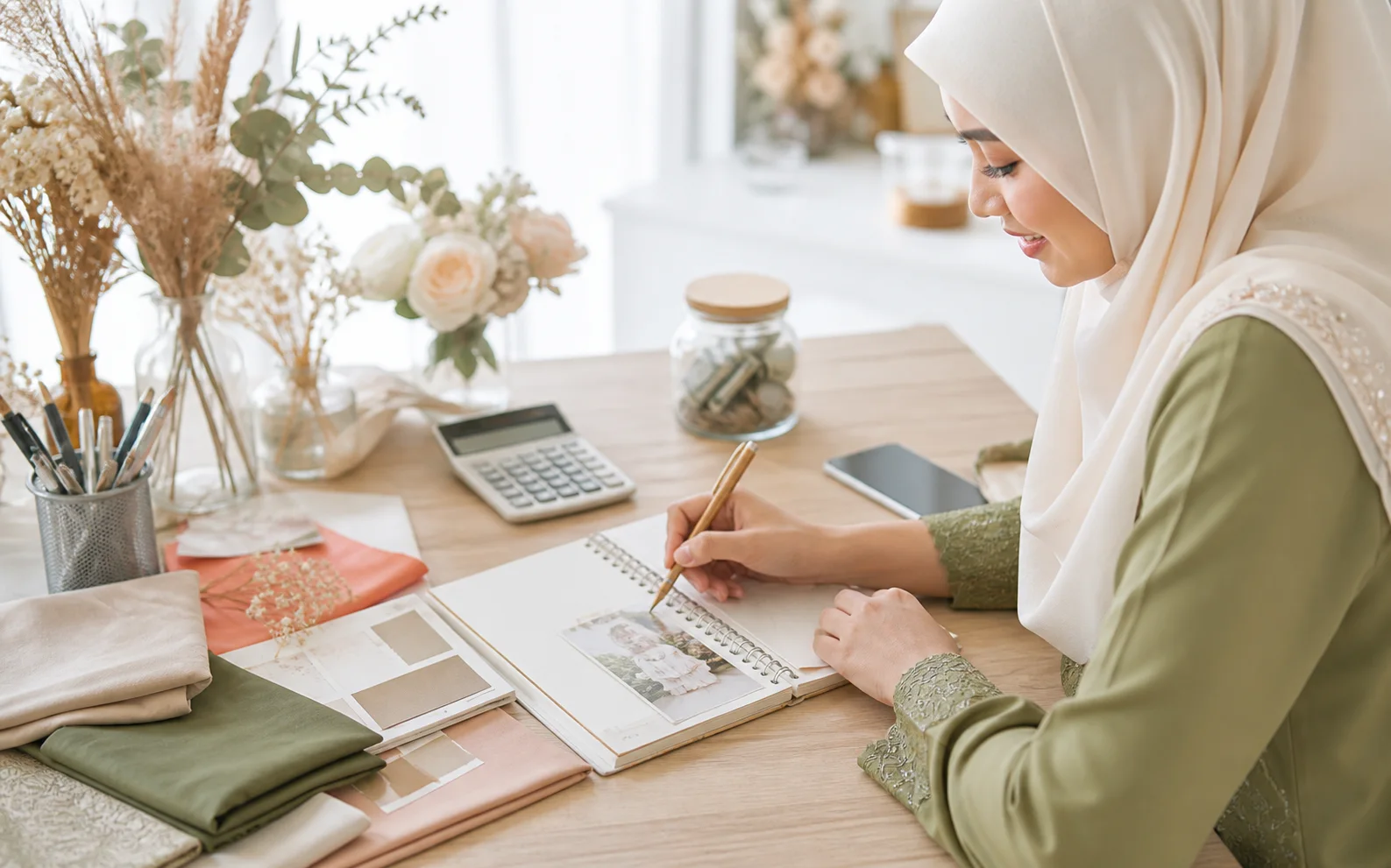 Bakal pengantin merancang bajet majlis